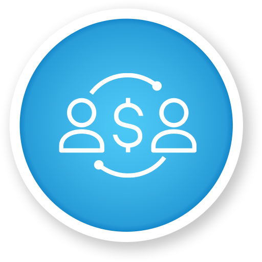 Employee relief fund icon
